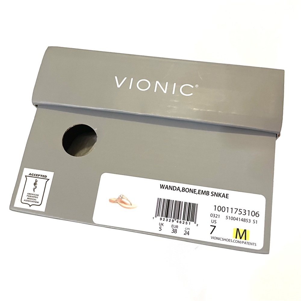 Vionic Wanda Snake Print Sandals - image 7